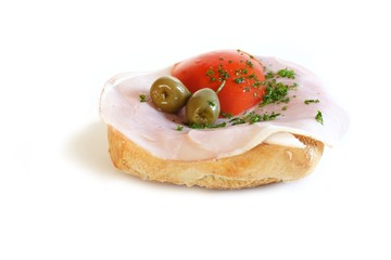 belegtes Brötchen