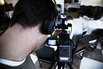 Working cameraman
