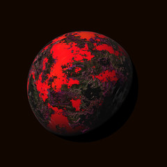 fantasy red planet