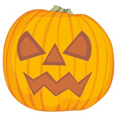fully editable vector illustration pumpkin