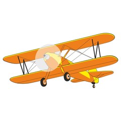 fully editable vector illustration airplane