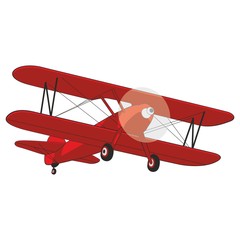 fully editable vector illustration airplane