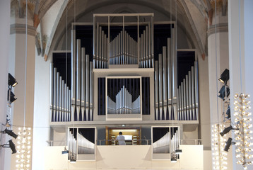 Orgel in der Konzerthalle in Frankfurt (Oder)