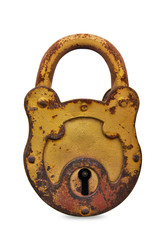 Old rusted lock - 26094784