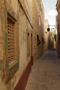 Fototapeta Street in Mdina, Malta