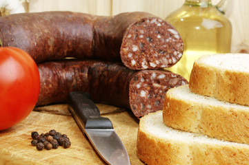 Hausgemachte Blutwurst