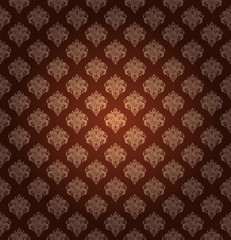 Seamless wallpaper pattern, red