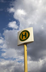 Haltestellen Schild