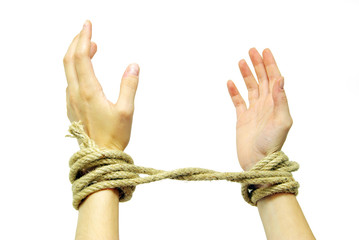 tied hands