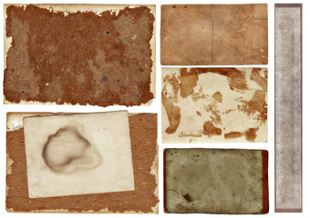grunge papers collection.