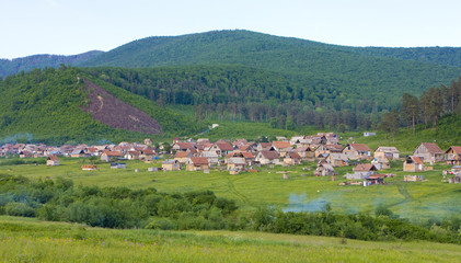 gypsy village near Krasna Horka, Slovakia
