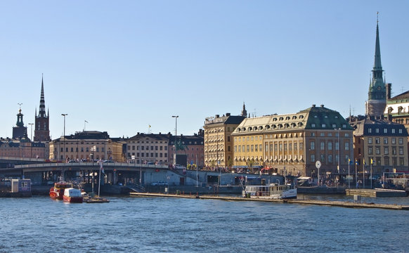 Skyline of the capital of Sweden, Stockholm