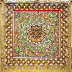 painted ceiling