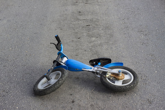 Abandoned Bike On Road