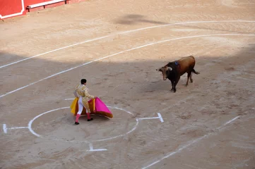Fototapete Stierkampf Corrida - Stierkampfarena - Matador - Toréador - Spanien  © labelverte
