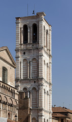Fototapeta na wymiar campanile a ferrara
