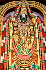 Lord Vishnu in the form of Lord Venkateswara