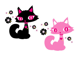 おしゃれでゴージャスな猫