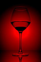 Still-life with the wine glass