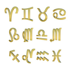 Obraz premium The twelve signs of the Zodiac