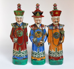 Chinese porcelain statues