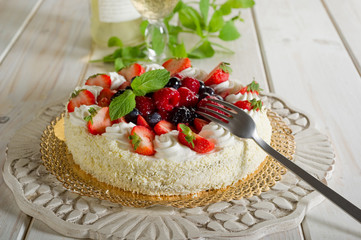 mix berries cake- torta frutti di bosco