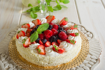 mix berries cake- torta frutti di bosco