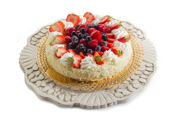 mix berries cake- torta frutti di bosco