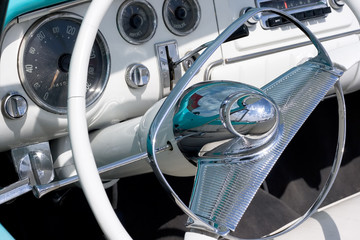 Classic car interior