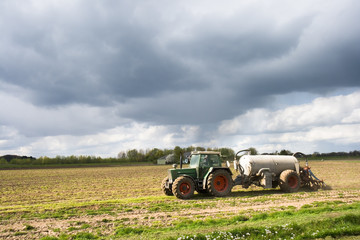 Farmer tractor