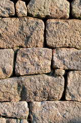 Mur de pierre en Lozère