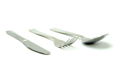 Fork, spoon and knife