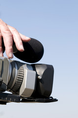 video camera closeup