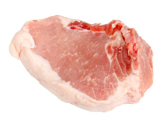Sliced raw meat