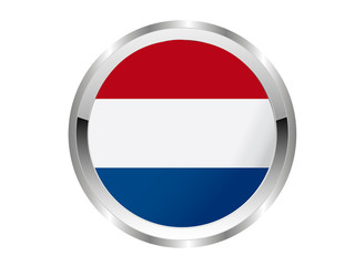 Obraz premium Niederlande Button - Silver Edition