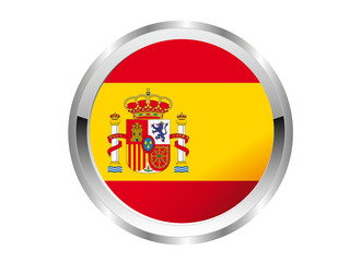 Obraz premium Spanien Button