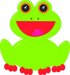 Obraz premium happy frog