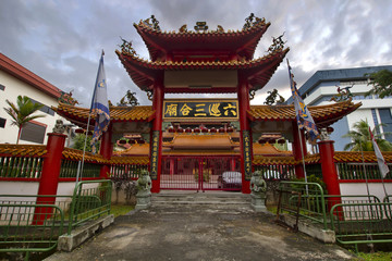 Chinese Temple Main Gate Entrance