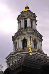 Fototapeta na wymiar A Russian Orthodox church in Kiev