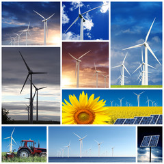energia alternativa collage