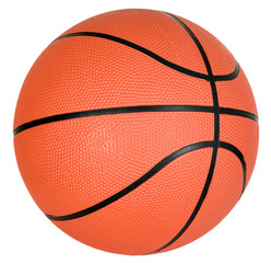Orange basketball ball