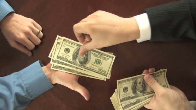 Paying Cash, Top View
