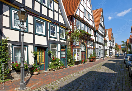 Die Bäckerstraße in Rinteln an der Weser Die Bäckerstraße in Rinteln an der Weser