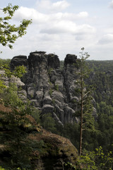 Felsen an der Bastei (Sachsen)