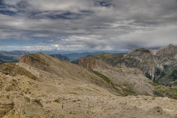 Fototapeta na wymiar Krajobraz górski w Dolomitach