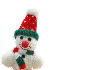 Muñeco de nieve de trapo