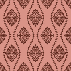 Abstract Floral Pink Pattern