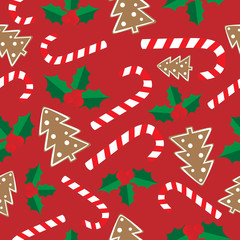 Seamless from Christmas elements