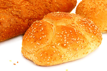 Fresh white bread