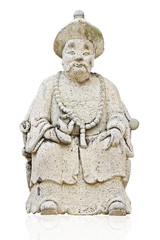 Fototapeta na wymiar statue of the Emperor of China